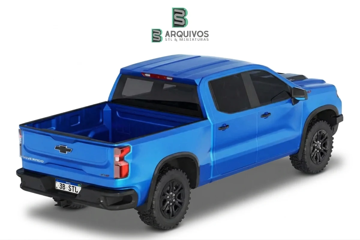 Modelo 3D STL - Chevrolet Silverado ZR2 2022 — foto 3